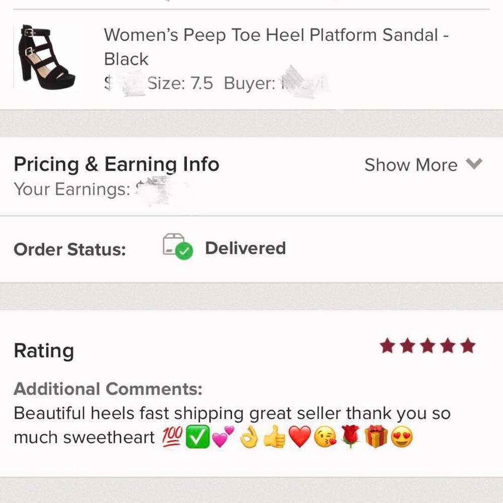 🌟Last Pair🌟Women’s Peep Toe Platform Heel Sandal - Picture 5 of 8